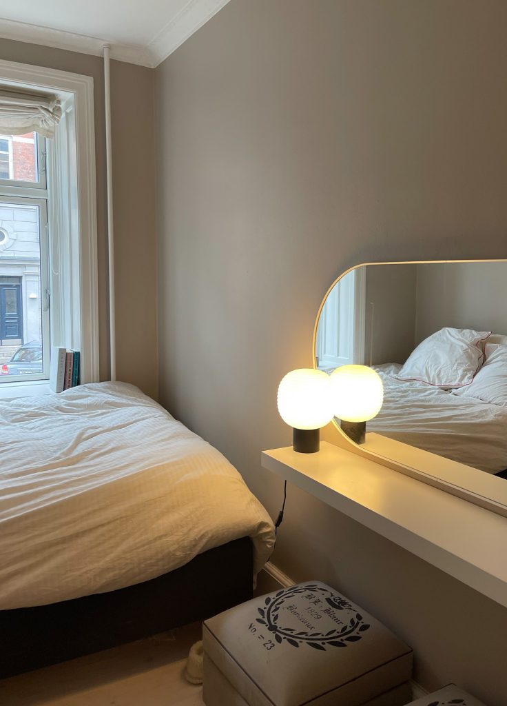 Efterbillede af soveværelse